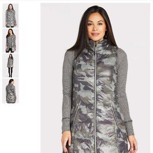 HTF Evereve Anorak Camo Remi Vest Sz XS